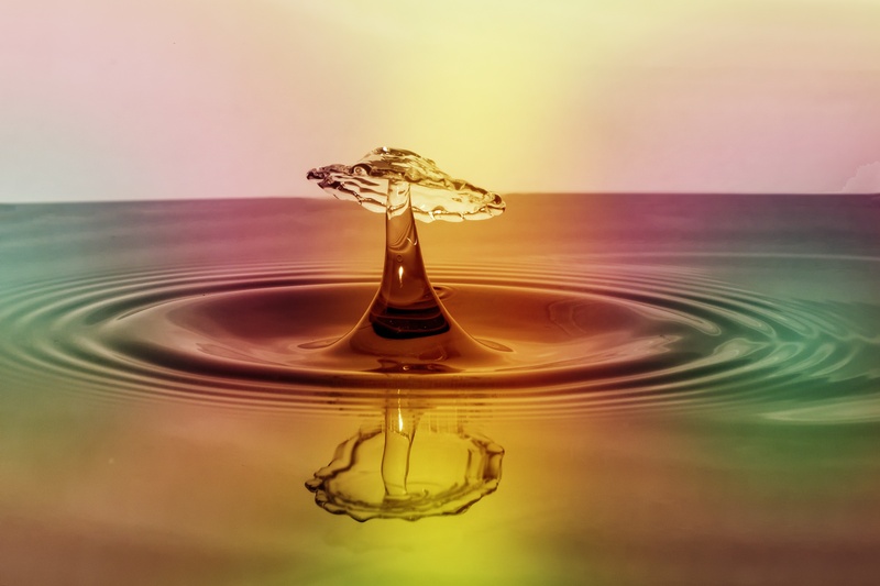 water, liquid, motion, no people, close, crown, high-speed photography, 2K, splash, water reflection, splashing droplet, drip, waterfront, falling, reflection