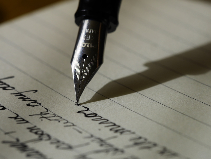 paper, pen, shadow, ink, 4K, no people, document, still life, paperwork, writing, high angle view, handwriting, writing instrument, report, indoors, nib