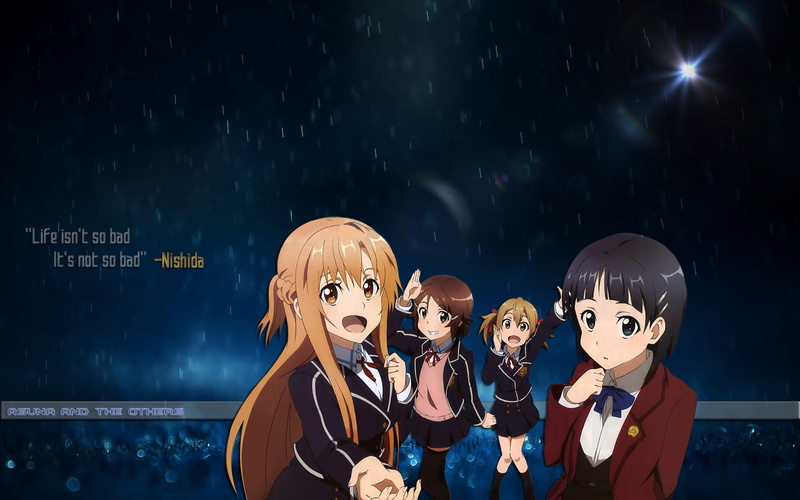 1080P, Kirigaya Suguha, Sword Art Online, Ayano Keiko, Yuuki Asuna, Shinozaki Rika