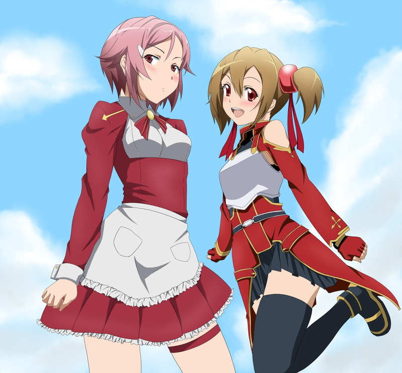 720P, art, online, shinozaki, sword, keiko, rika, ayano