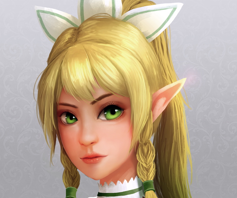 Sword Art Online, Suguha Kirigaya, 2K, Leafa (Sword Art Online)