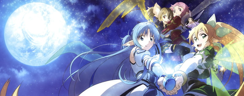Asuna Yuuki, Sword Art Online, Leafa (Sword Art Online), 1080P, Silica (Sword Art Online), Lisbeth (Sword Art Online), Sword Art Online II