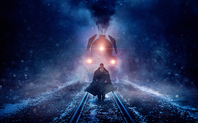 train, man, smoke, movie, suit, Murder on the Orient Express, tie, 4K, Kenneth Branagh, snow, cinema, blizzard, mustache, film