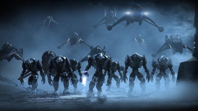 animal wildlife, group Of People, halo, night, domestic, architecture, dark, running, armed Forces, army, dust, men, smoke - physical structure