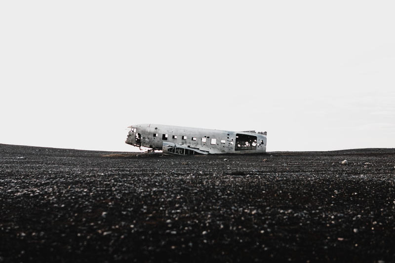 field, land, abandoned, run-down, clear sky, copy space, sky, damaged, iceland, 5K, train, tar, bird, alloy wheel, motor vehicle, trailer truck, no people