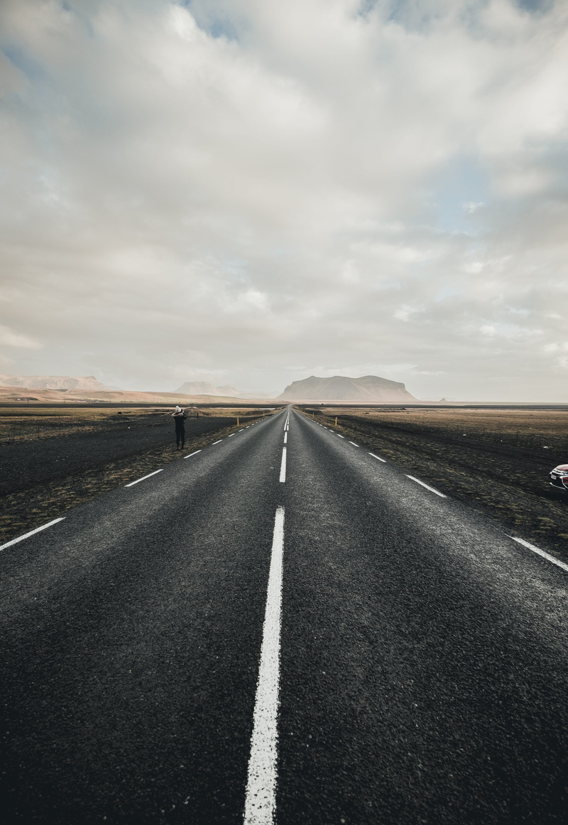 iceland, day, no people, sky, sand, road marking, symbol, environment, travel, ring, the way forward, dividing line, solheimasandur plane wreck, reykjavik