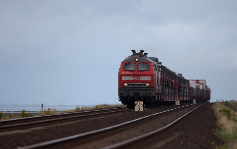 outdoors, hindenburg damm, diesel engine, sylt, railway line, railway, railroad car, on the move, 4K, track, the way forward, shunting yard, mode of transportation
