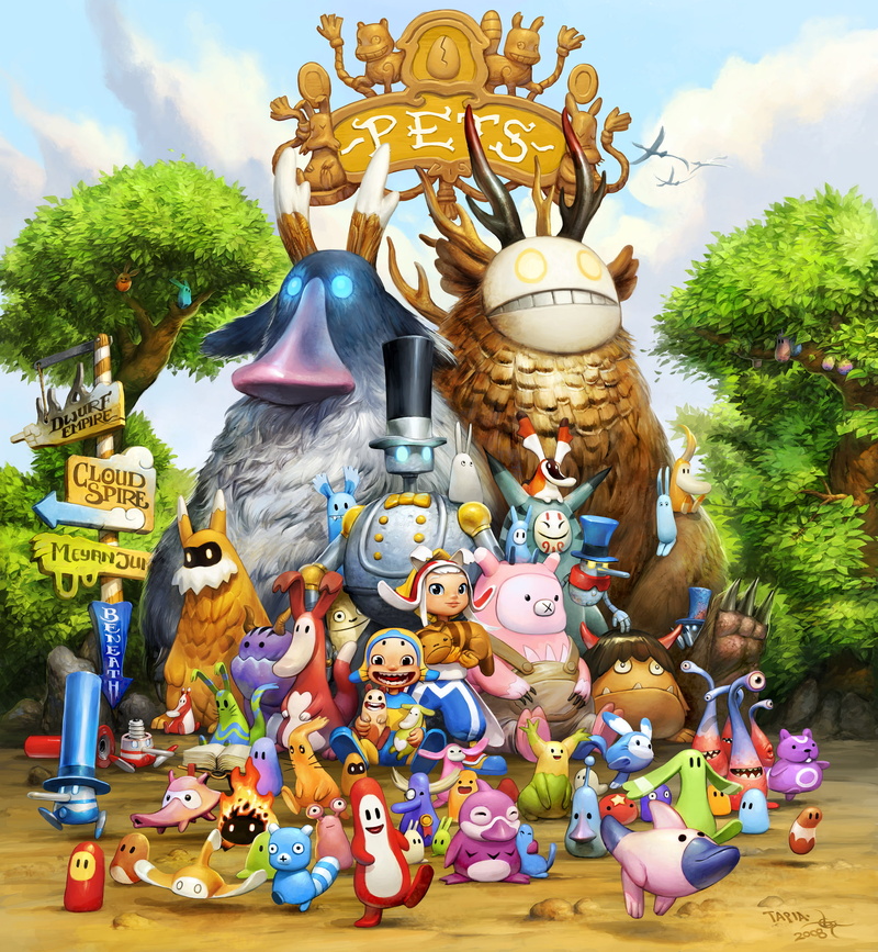 pet, fantasy art, animals, artwork, creature, Spineworld, 1080P