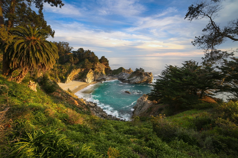 Earth, Coastline, 1080P, Rock, Ocean, Mountain, Julia Pfeiffer Burns State Park