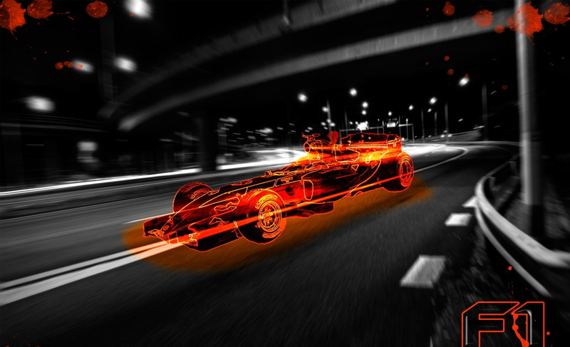architecture, long exposure, digital, 720P, city, on the move, Sports, light trail, motion, road, Highway, built structure, motor vehicle, red