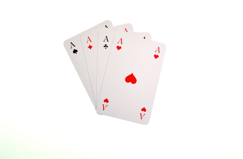 winning, playing cards, 5K, heart, indoors, luck, relaxation, white color, aces, red, leisure activity, no people, leisure games, close-up, opportunity