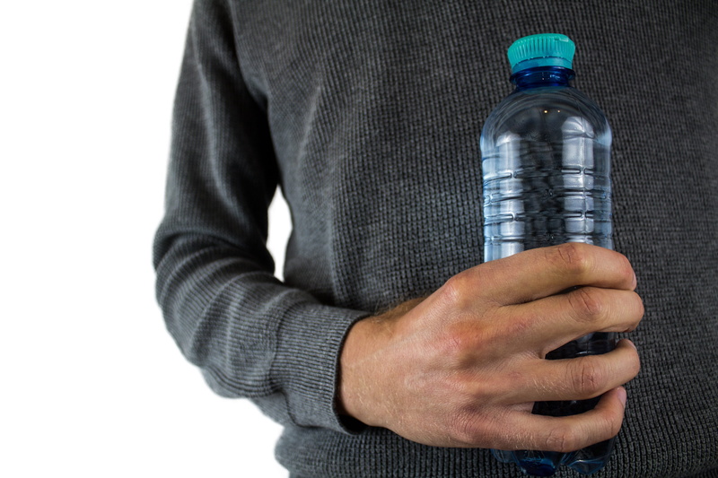 person, drink, plastic, studio shot, clear, human body part, white background, 5K, hand, cut out, water, mineral water, plastic bottles, holding, bottle