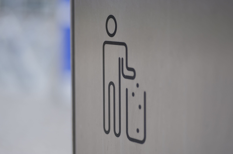 garbage can, number, waste disposal, waste, information, responsibility, selective focus, sign, garbage, communication, blurred, white color, trashcan