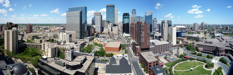buildings, skyscrapers, screen, multi, architecture, 2K, monitor, dual
