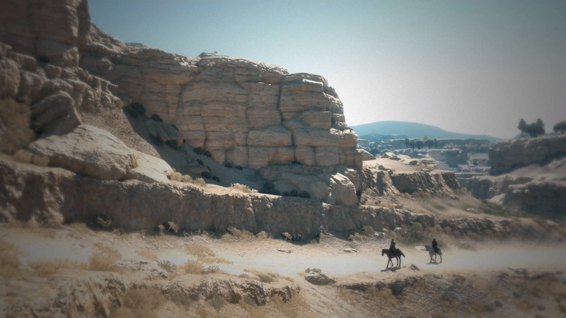 solid, tranquility, formation, day, sky, screen shot, real people, physical geography, travel destinations, Metal Gear, brown, rock - object, people, tranquil scene
