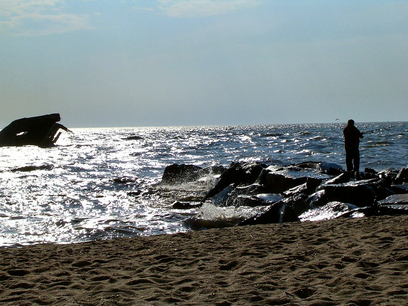 cape, fisherman, beach, jetty in new jersey, sunset beach, 3d and abstract, jersey, 1080P, may, new, sunset