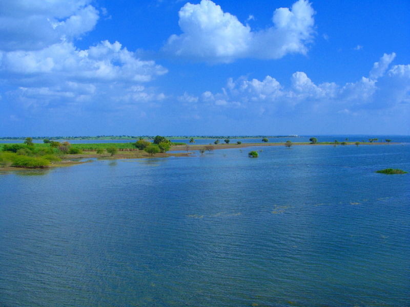2K, land, tranquil scene, scenics - nature, sea, island, reservoir, no people, outdoors, india, horizon, lake, water, environment, sky, coracle, landscape