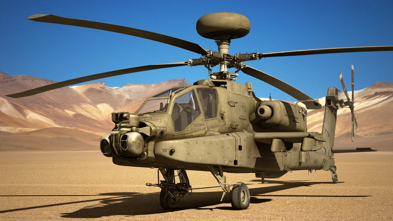 sand, McDonnel Douglas, AH-64D Apache, helicopter, Longbow, shock, mountains, 1080P