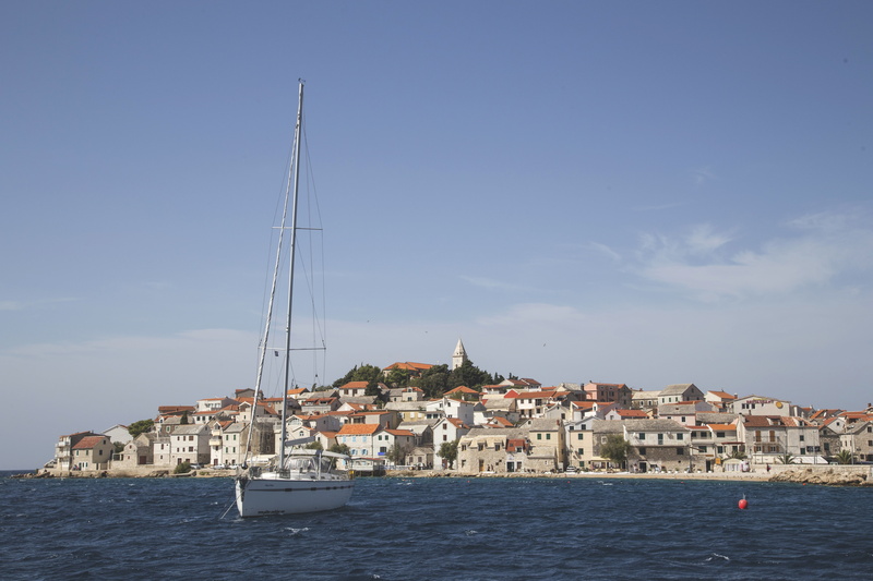 scenic, building exterior, travel, sailboat, city, sail, building, vacation, croatia, country, sunlight, tourist, transportation, europe, town, 5K, water
