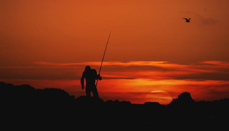 sky, cloud, adult, solid, photo, near, rod, people, man, sunset, orange color, mountain, one man only, flying, cloud - sky, scenics - nature, men, standing