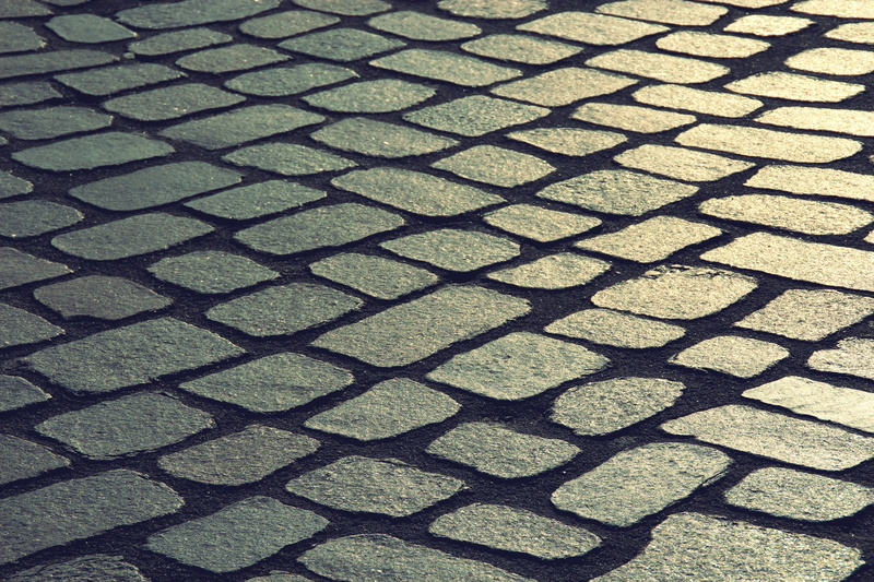 footpath, shadow, pavement, evening, textured, shape, historic center, close-up, stones, sidewalk, repetition, lined, full frame, just, street, cobblestones