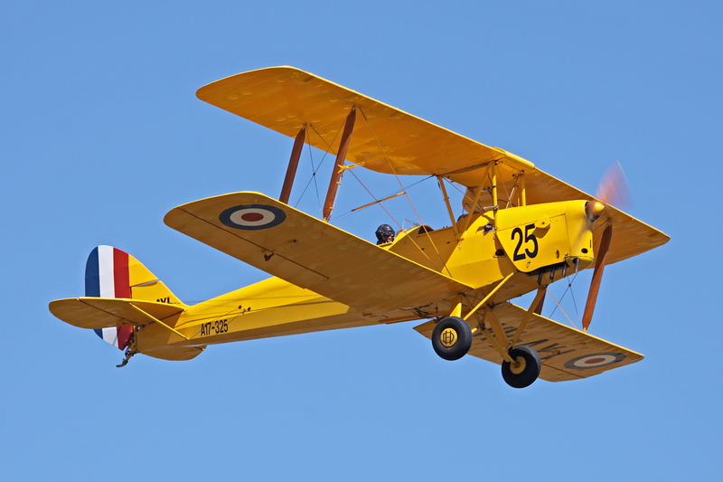 aircraft, UK, served, biplane, the plane, 4K, de Havilland, retro., private, historical, main, developer, The Tiger Moth, military, club, collection, Tiger Moth