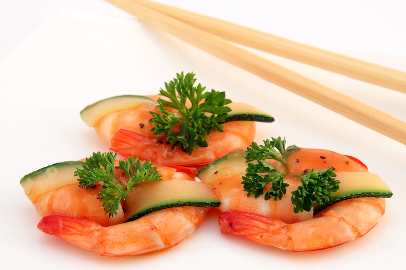 2K, copy space, cholesterol, nourishing, good, wellbeing, cookery, culinary, vegetable, chopped, loss, sushi, shrimps, starter, closeup, isolated, catering