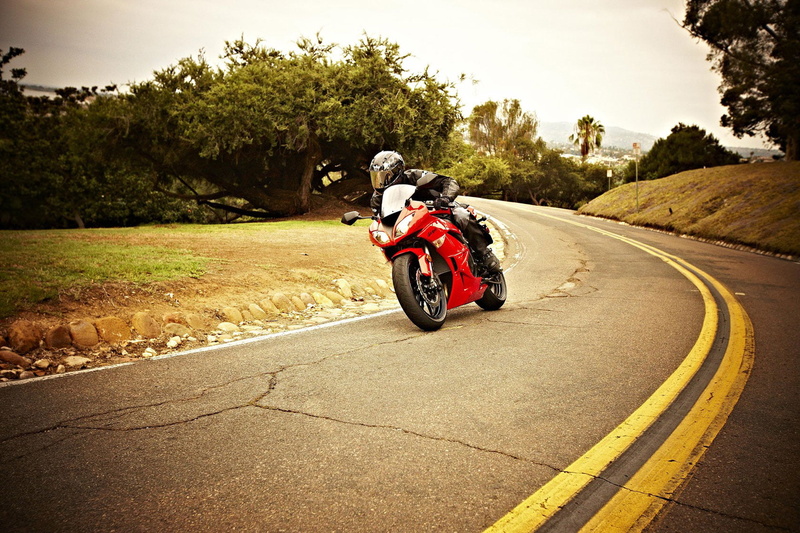 transportation, 720P, ride, sports helmet, real people, riding, men, kawasaki, biker, crash helmet, lifestyles, nature, zx 6r, ninja, road, mode of transportation