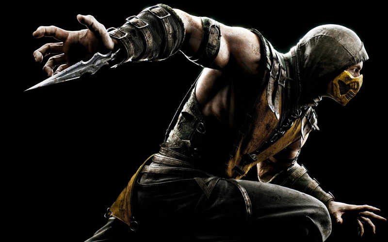 mortal, 2K, kombat, scorpio, x