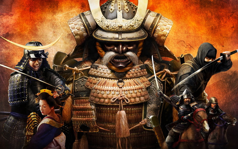 place of worship, building, architecture, Ninja, warrior, male likeness, weapon, women, human representation, samurai, flame, artwork, indoors, spirituality