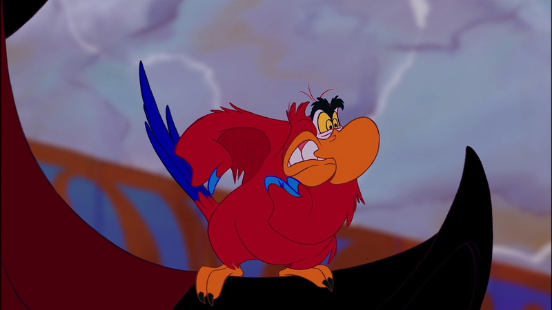 1080P, cartoon, parrot, company, screenshot, character, disney, walt, hd, lago, aladdin