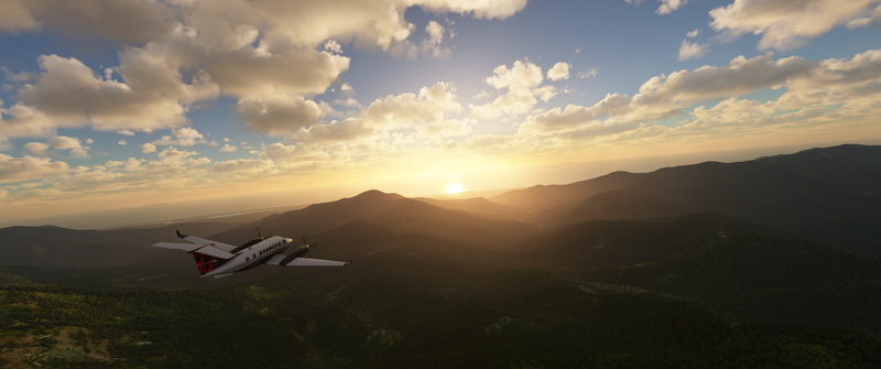 flight simulator, planes, 2K, ultrawide