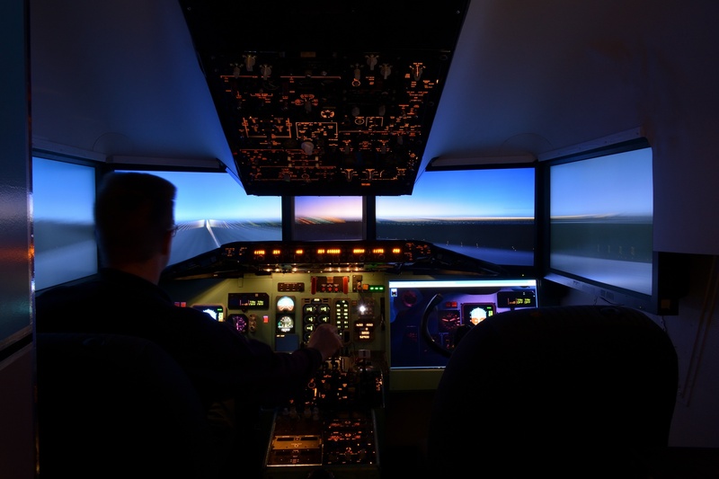 air vehicle, aerospace industry, aviation, glass - material, 1080P, windshield, flight simulator, vehicle interior, control, rear view, the cockpit, indoors