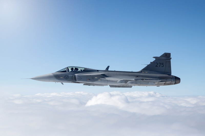 Jet Fighter, Saab JAS 39 Gripen, 1080P, Aircraft, Warplane, Jet Fighters