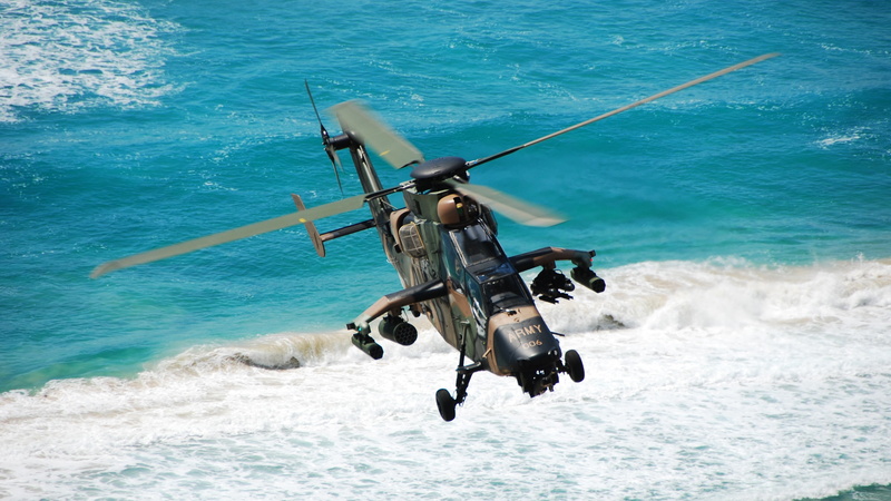 attack helicopter, 4K, French Air Force, Australian Air Force, Eurocopter Tiger, German Air Force
