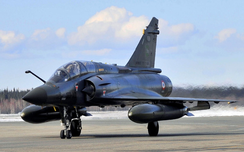 french, outdoors, military airplane, plane, fighter, airport runway, fighter plane, side view, airport, transportation, army, sky, day, mode of transportation