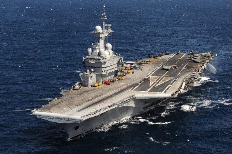 Aircraft Carrier, Warships, 1080P, French Aircraft Carrier Charles De Gaulle (R91), Warship