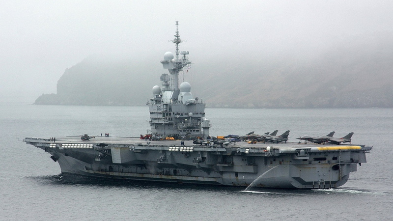 1080P, Aircraft Carrier, French Aircraft Carrier Charles De Gaulle (R91), Warship, Warships