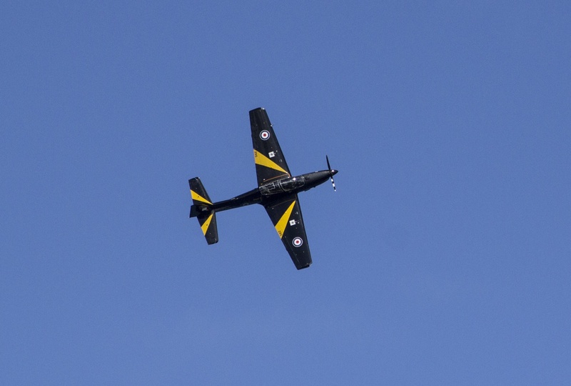 mid-air, no people, transportation, nature, on the move, flying, mode of transportation, airshow, raf, outdoors, air vehicle, copy space, sky, tucano, air show