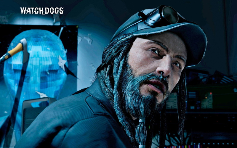 poster, art, video, dogs, ubisoft, adventure, action, 1080P, shooter, game, cyberpunk, warrior, watch, futuristic, fighting, games, sci-fi