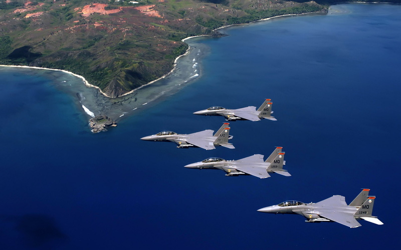 e, eagles, strike, planes, hd, f, 1080P, 15e