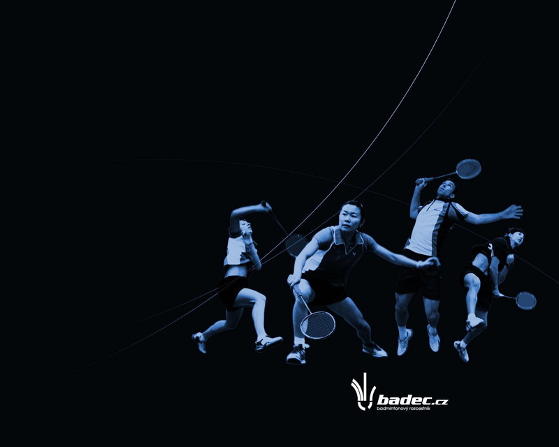 Badminton, night, studio shot, people, adult, male likeness, human limb, copy space, creativity, black background, motion, men, full length, representation