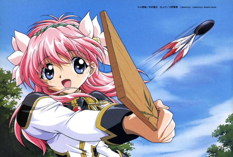 women, lifestyles, flag, pink, haired, multi colored, galaxy angel, image, sky, blue, girl, shuttlecock, character, leisure activity, day, innocence, adult