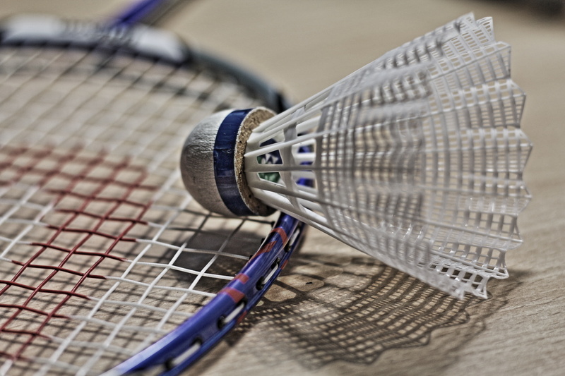 badminton, racket, shuttlecock, 5K