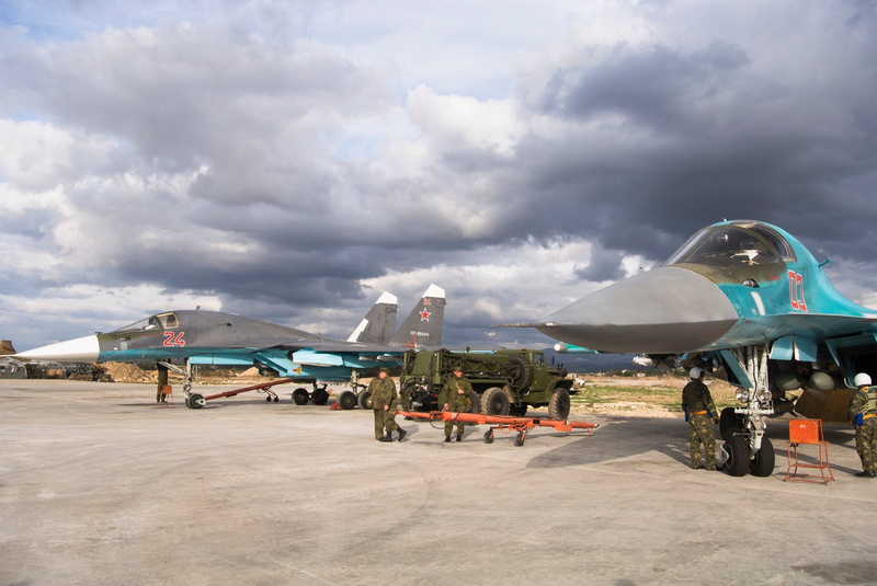 Su-34, 2K, soldiers, Videoconferencing Russia, Syria
