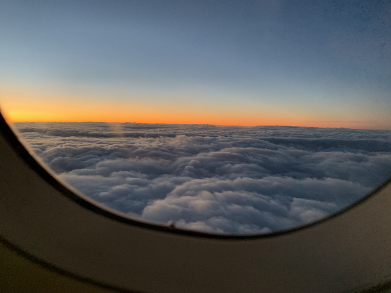airplane, flying, sky, sunset, mode of transportation, beauty in nature, 4K, transportation, on the move, nature, scenics - nature, germany, aircraft