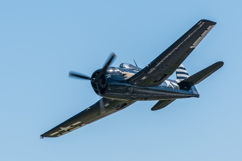 airshow, fighter, aircraft, grumman, aeroplane, hellcat, flight, flying, american, airplanes, north, f6f, 1080P, war