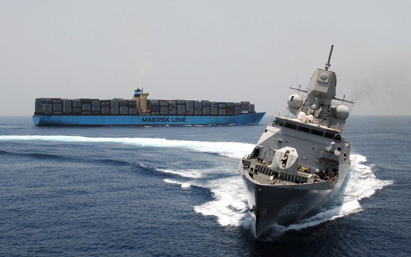 circulation, maersk, sea, military, ships, bow, conteinership, weapon, list, fregat, 2K