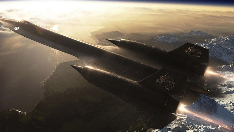 aircraft, water, on the move, fantasy, airplane, motion, cloud - sky, sunlight, transportation, nature, travel, beauty in nature, airfoil, outdoors, 1080P