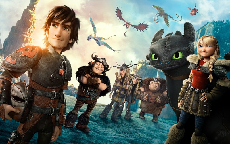 Train, Dragon, Your, 2K, Movie